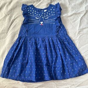 Catimini Blue cat dress